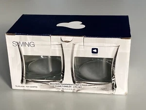 NUEVO Juego de 2 vasos Leonardo SWING transparente 355 ml redondo en embalaje original - Imagen 1 de 13