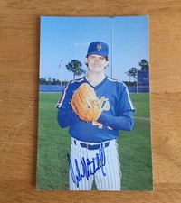 John Mitchell New York Mets Signed Autograph Team Issued Barry Colla Postcard
