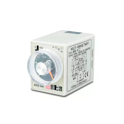Power ON Delay Timer Time Relay 8Pin 12V-380V w Socket AH3-NA NB NC ND NE 1S-30H - Image 1 of 4