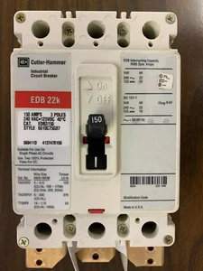 EDB3150 Martello Taglierina 150 Amp 240V 3 Poli Bullone Su Interruttore - Foto 1 di 4
