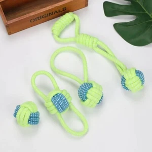 Pet Dog Toys for Large Small Dogs Toy Interactive Durable Cotton Rope Puppies - Picture 1 of 12