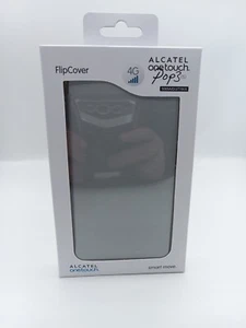 Genuine Alcatel One Touch Pop 3 FC5065 Soft Silver Flip Case / Cover A20 - Picture 1 of 2