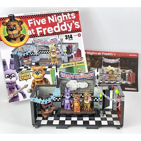 McFarlane Five Nights At Freddy’s The Show Stage Construction Set w/ 3 Figures Cover