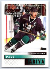 1999-00 Upper Deck MVP Stanley Cup Edition Paul Kariya Anaheim Mighty Ducks #2