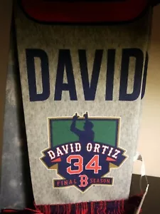 MLB Baseball BOSTON RED SOX SCHAL David Ortiz Final Season - Bild 1 von 4