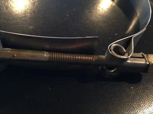 STAINLESS STEEL T BAR CLAMP MAX DIA 7" MIN 6.3/8 DIA - Bild 1 von 7