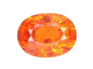 3.00 CTS Fanta orange natural spessartite garnet oval loose gemstones - Picture 1 of 3