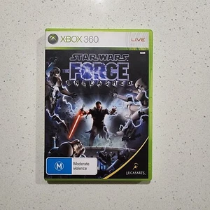 Xbox 360: Star Wars The Force Unleashed & The Force Unleashed II - MANUAL/PAL - Picture 1 of 3