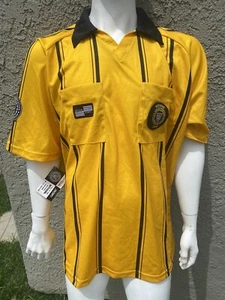 Official Sports Yellow Soccer Referee Jersey, Adult XL - Picture 1 of 5