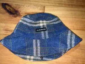 BRAND NEW MENS QUIKSILVER PLAID BUCKET HAT - Picture 1 of 3