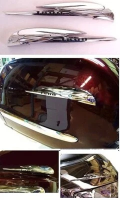 EMBLEMAS DE ÁGUILA CROMADA (par) Honda GL1800 2001-2017 Goldwing 1800 Gold Wing y F6B Foto 1 de 2