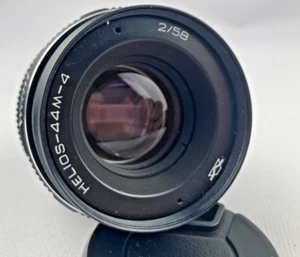 Helios 44m-4 58mm f2 CLA Russian Bokeh portrait Lens DSLR M42 Mount KMZ Fixed - Picture 1 of 9