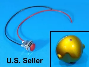 1969-1976 Yamaha High Beam Indicator Pilot Light body RD200 R5 CS3 AT1 HS1 DS6 - Picture 1 of 13