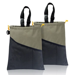 2PNCS Car Garbage Can, Hanging Car Trash Bag with Waterproof Leakproof Lining - Picture 1 of 12