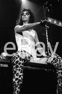 Alice Cooper Billion Dollar Babies Tour Poster Black & White Print 1974 - Picture 1 of 1