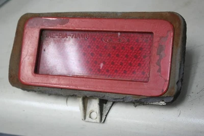 1971-1973 Ford Mustang RH REAR RED Fender Marker Light GASKET & TRIM BEZZEL - Image 1 of 4