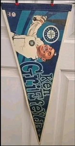 Ken Griffey Jr Seattle Mariners Wimpel 90er Wincraft USA fehlende Spitze  - Bild 1 von 14