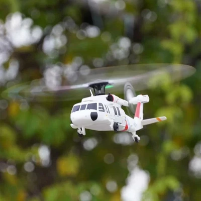Helicóptero RC con retención de flujo óptico UH-60L escala 4 canales 4 hojas motor sin escobillas Foto 1 de 4