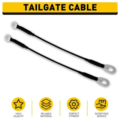 Par de 2 cables de puerta trasera para Chevrolet S10 GMC Sonoma 1994-2004 15726085 Foto 1 de 4