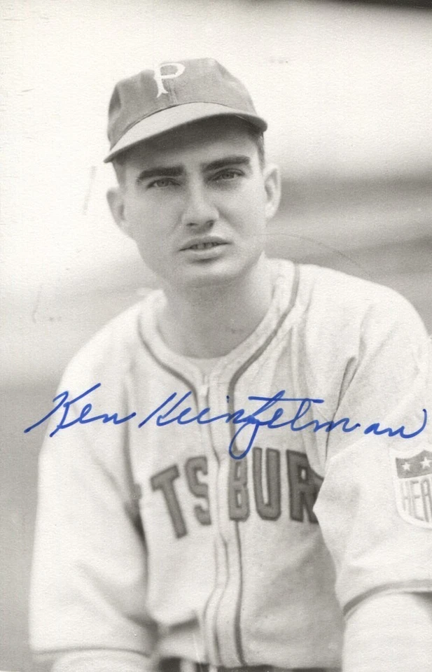 Ken Heintzelman autographed vintage Pittsburgh Pirates Rowe postcard - Image 1 of 1