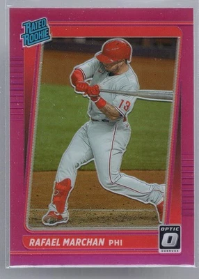* 2021 Donruss Optic - Pink #82 - RAFAEL MARCHAN - Image 1 of 2