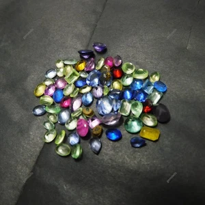 Mix Shapes 41.66 Ct Natural Mix Color Sapphire Lot CERTIFIED Loose Gemstone - Picture 1 of 11