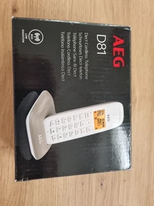 AEG D81 Schnurloses DECT Telefon, Weiß - Bild 1 von 2