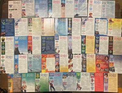 Lot of 42 Reader's Digest Magazines 1984 - 2004 - Image 1 of 2