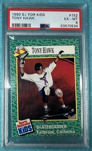 1990 Sports Illustrated for Kids Series 1 - Tony Hawk #152 (RC) PSA 6 - Bild 1 von 1