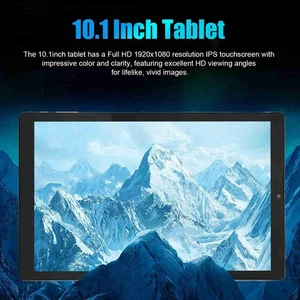 EU Plug 10.1 Inch Tablet 6G RAM 128G ROM 1920x1080 IPS MT6753 Octa Core 2.4 SG - Picture 1 of 24