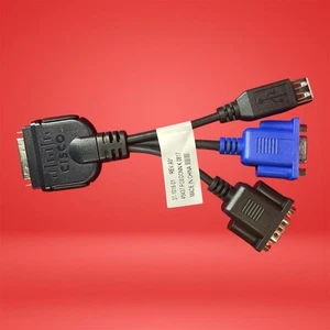 Cisco UCS KVM Dongle Câble Adaptateur VGA USB DB9 Série - Photo 1/6