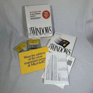 Microsoft Windows Special Upgrade Edition For Users Version 3.0 OS 3.1 - Picture 1 of 16