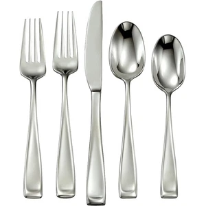 Oneida SATIN MODA 18/10 Stainless 75pc. Flatware Set (Service for Twelve) N/O - Picture 1 of 2