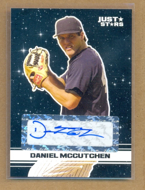 2008 Just Stars Autographs Black #17 Daniel McCutchen Auto /25 BB - Image 1 of 1