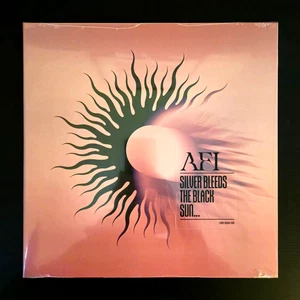 AFI - SILVER BLEEDS THE BLACK SUN Limited Edition NEON PINK IN CLEAR Vinyl LP - Picture 1 of 4