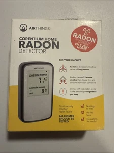Airthings Corentium Home Digital Radon Detector (Bq/m³) Brand New Sealed - Picture 1 of 4