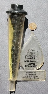 Lluvia de secado de almacenamiento de granos Marshfield Indiana & Alvin Illinois de la década de 1970 -- - Imagen 1 de 1