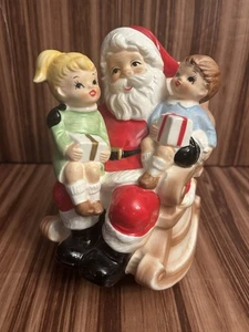 Vintage 1983 Musical Ebeling and Reuss Santa Plays Santa Claus is Coming to Town - Picture 1 of 9