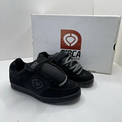 Patinador de lengua grande grunge vintage Circa Y2K años 2000 talla 5 para hombre gamuza negra Foto 1 de 4