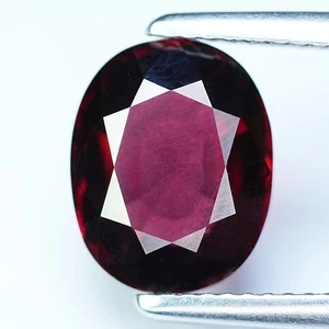 5,09Ct Perfect Oval 10,8 x 8,6 MM 100% Natürlicher Rötlich Rosa Mosambik Rhodolith - Bild 1 von 8