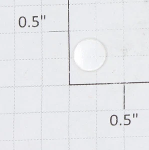 Lionel 752-15 9/32" Clear Headlight Lens Fits 752 616 636 238 1668 1688 (2) - Picture 1 of 1