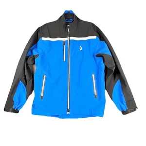 FootJoy DryJoys Tour XP Blue 1/4 Zip Waterproof Golf Pullover Men’s Medium - Picture 1 of 8