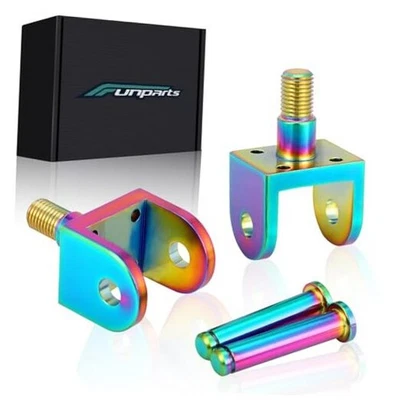 Dirt Bike Foot Pegs Bracket Holder Titanium Alloy Foot Rest Clamps for Surron  - Image 1 of 4