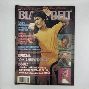 Bruce Lee Black Belt August 1991 Special 30th Anniversary Issue Magazine - Foto 1 di 3