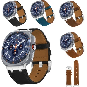 Vintage Genuine Leather Band For Samsung Galaxy Watch 8 Classic 46mm/8 40/44mm - Picture 1 of 43