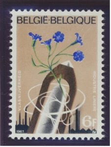 Belgien Briefmarke Scott #690, postfrisch aufklappbar - Bild 1 von 1