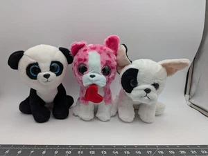 Ty Classic Ming Panda Romeo Heart Marcel Dog Plush Lot Stuffed Animal Toy - Picture 1 of 12