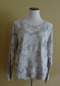 Felpa Pullover Rails Circle Grigio Tie Dye Misto Cotone Taglia Large Nuova con etichette - Foto 1 di 12