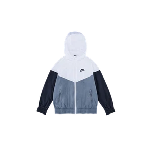 (Kids) Nike NSW Windrunner Hooded Jacket White Smoke Grey - Picture 1 of 1