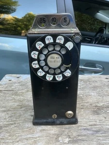 Western Electric 233G Payphone Rotary Phone 3 Coin Slot As Is Vtg. Bell System - Picture 1 of 19